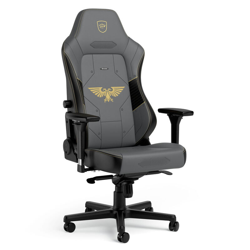 noblechairs HERO gamingstol Warhammer 40K Edition grå forfra