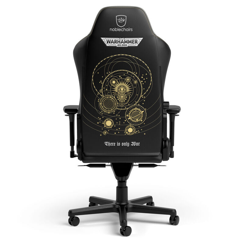 montert noblechairs HERO gamingstol Warhammer 40K Edition grå i gamingrom