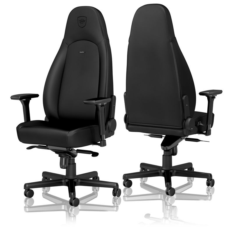 noblechairs ICON gamingstol Black Edition bakside