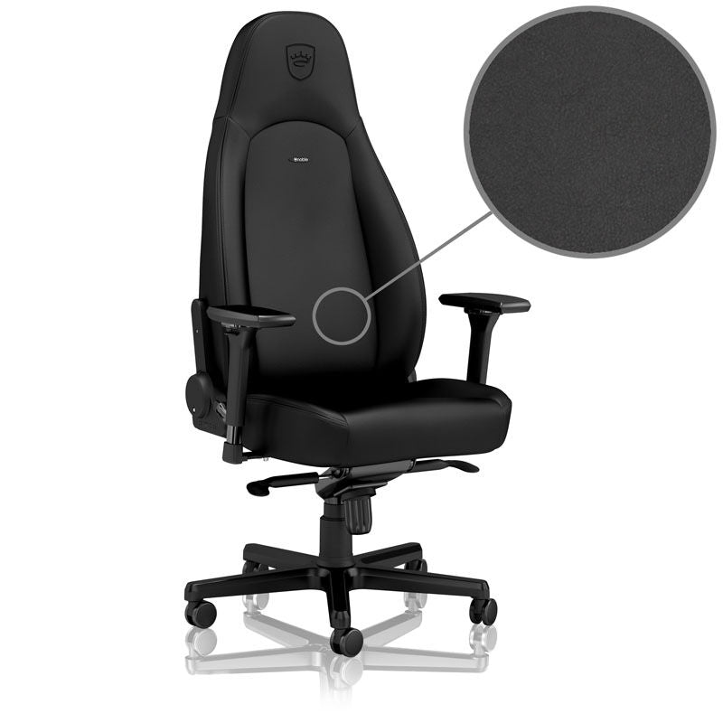 noblechairs ICON gamingstol Black Edition forfra