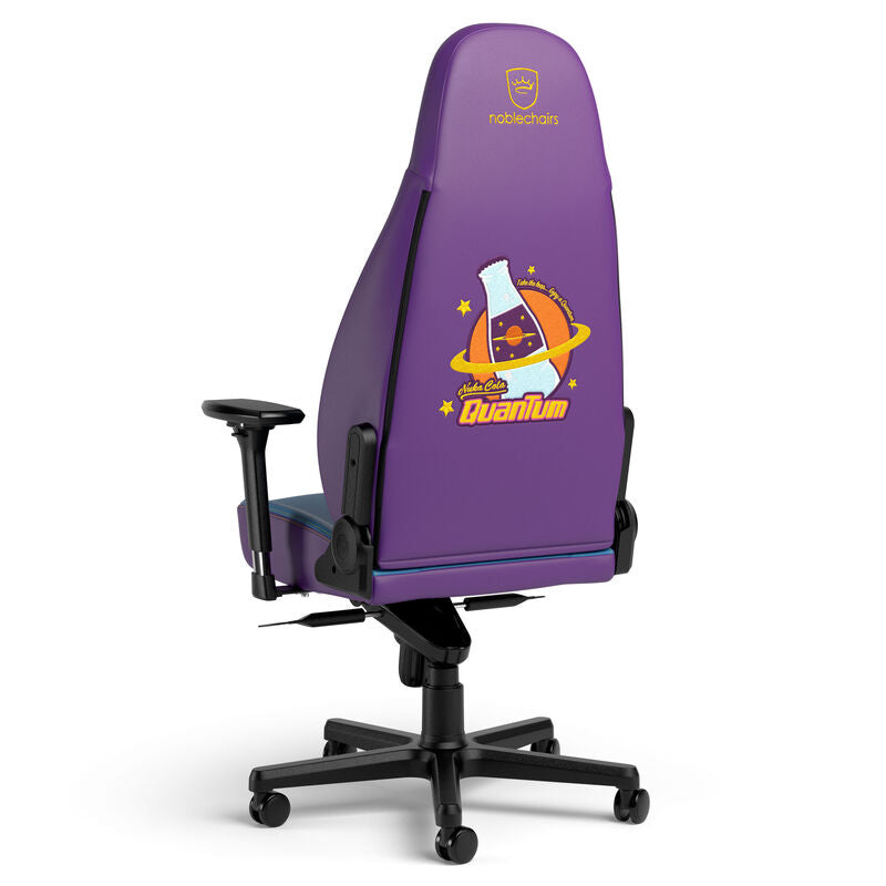 noblechairs ICON gamingstol Fallout Nuka-Cola Quantum Edition montert i gamingrom
