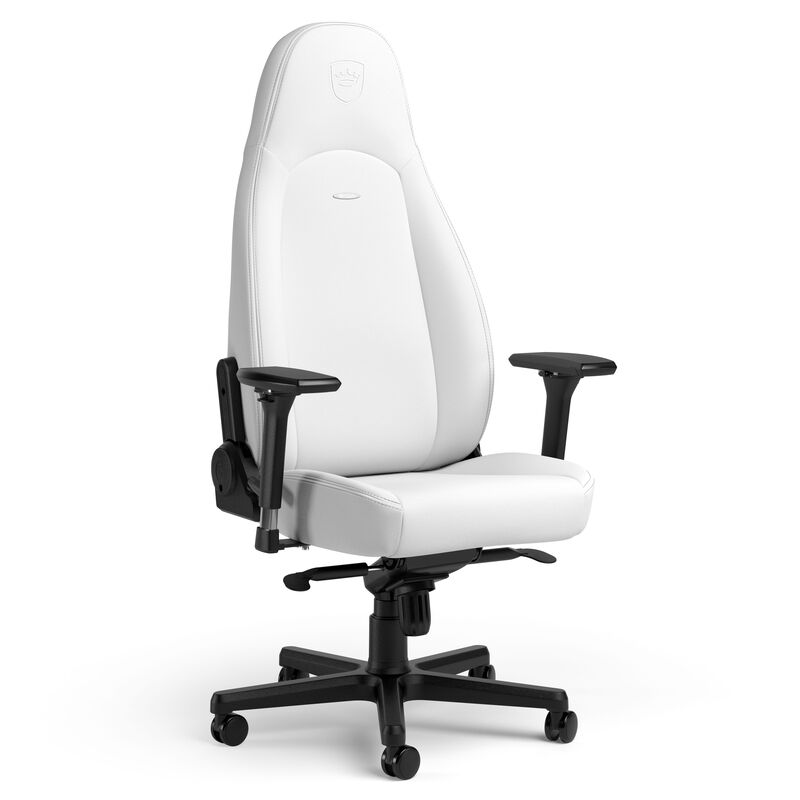noblechairs ICON gamingstol White Edition hvit forfra