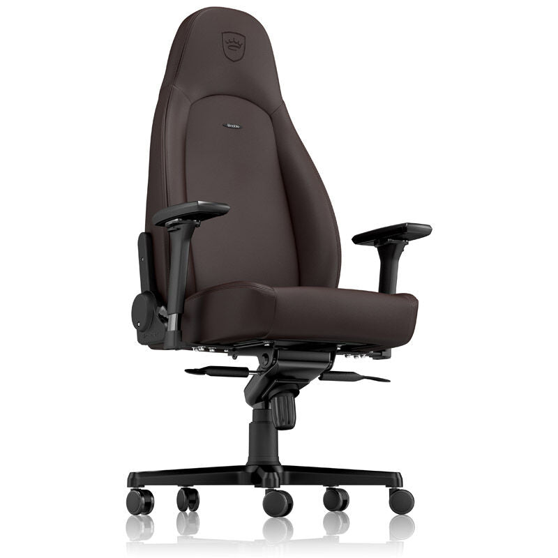 montert noblechairs ICON gamingstol Java Edition brun i spillrom