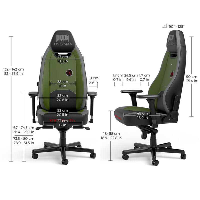 noblechairs LEGEND gamingstol DOOM The Dark Ages Edition profilbilde