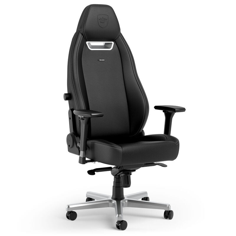 noblechairs LEGEND gamingstol Silver Edition PU-lær forfra