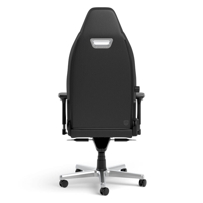 noblechairs LEGEND gamingstol Silver Edition PU-lær nærbilde av sømmer