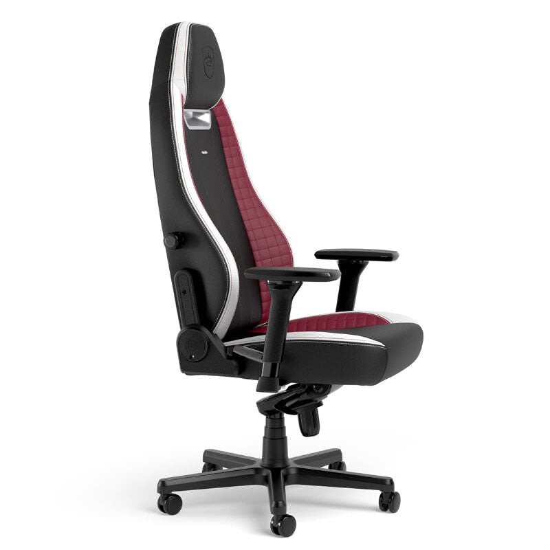 noblechairs LEGEND gamingstol svart/hvit/rød nærbilde sete