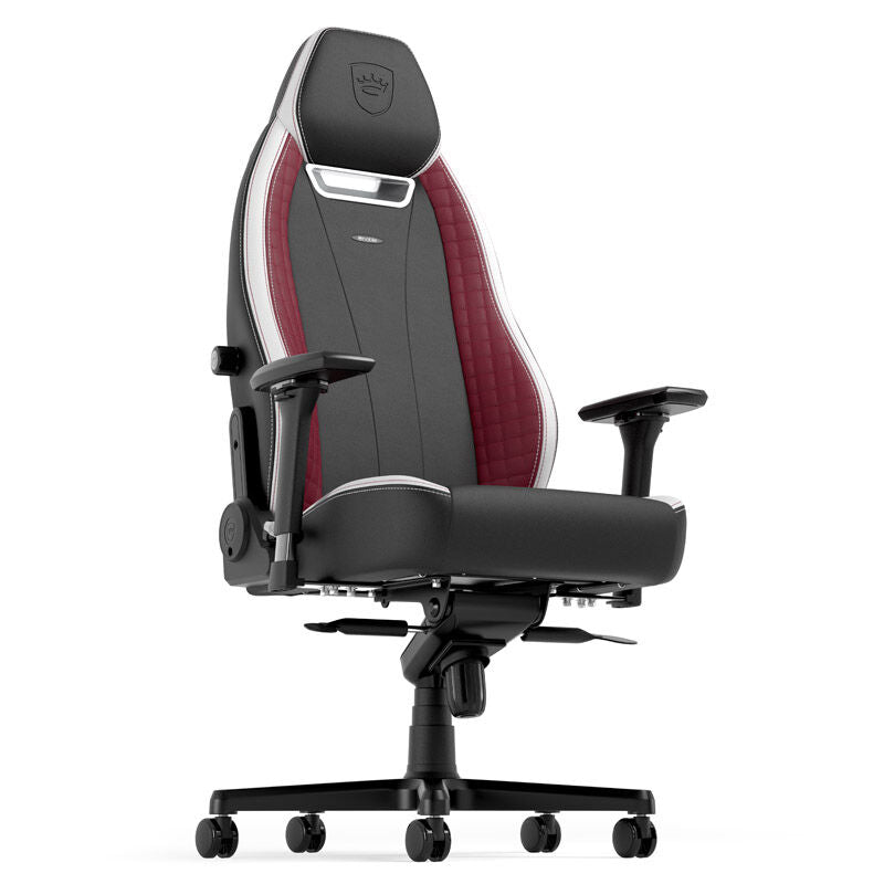 noblechairs LEGEND gamingstol svart/hvit/rød justerbare armlener