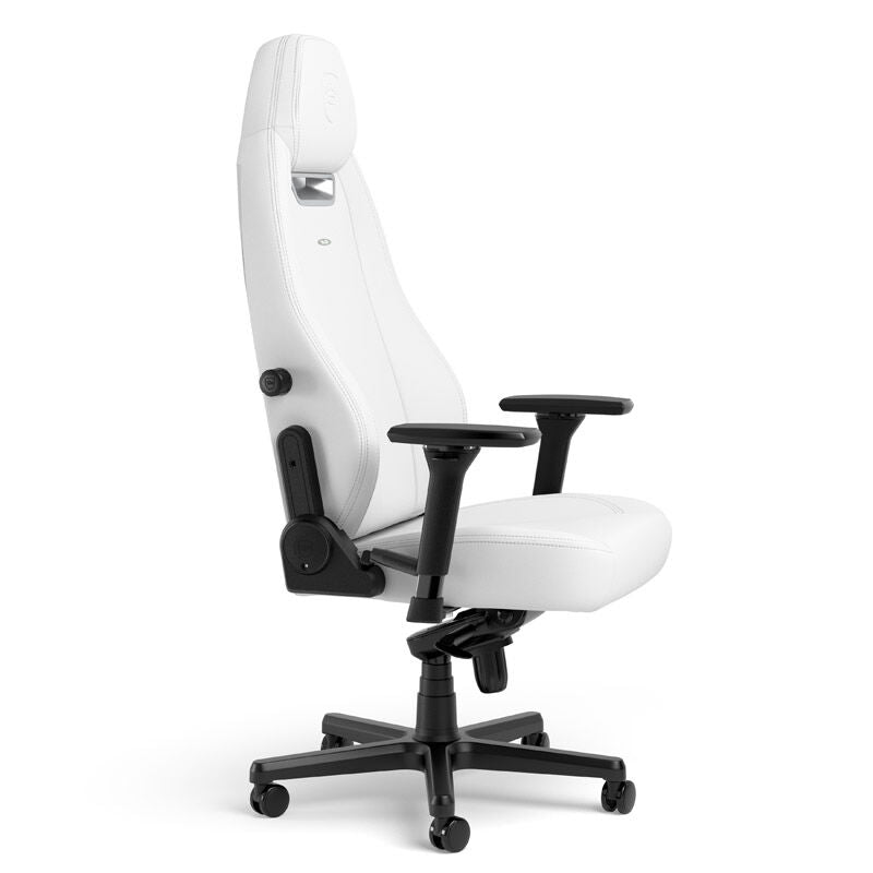 noblechairs LEGEND gamingstol White Edition nærbilde av sete