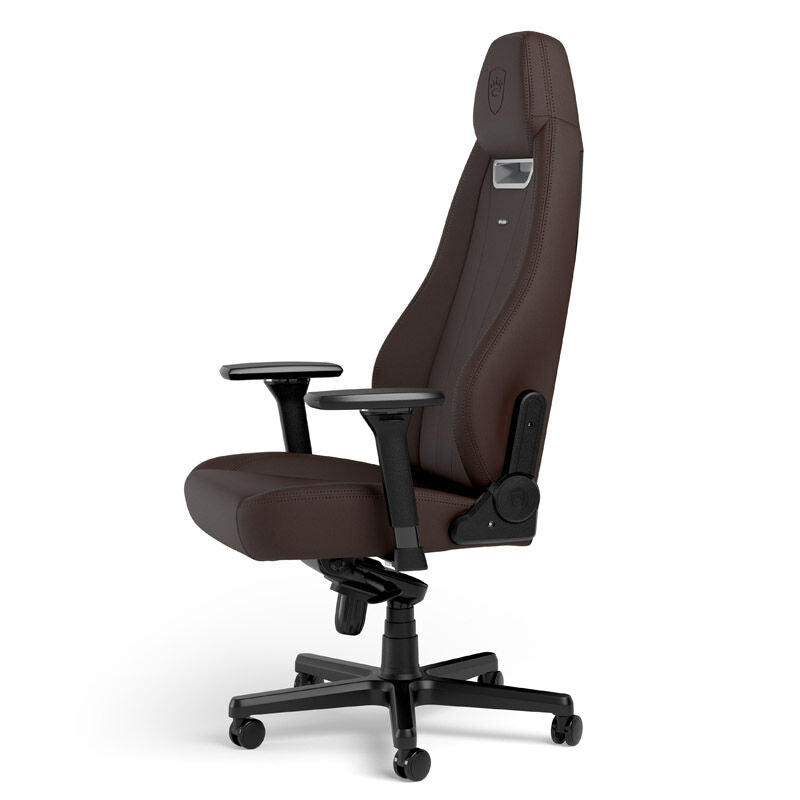 nærbilde av hjul på noblechairs LEGEND gamingstol Java Edition kunstskinn 4D