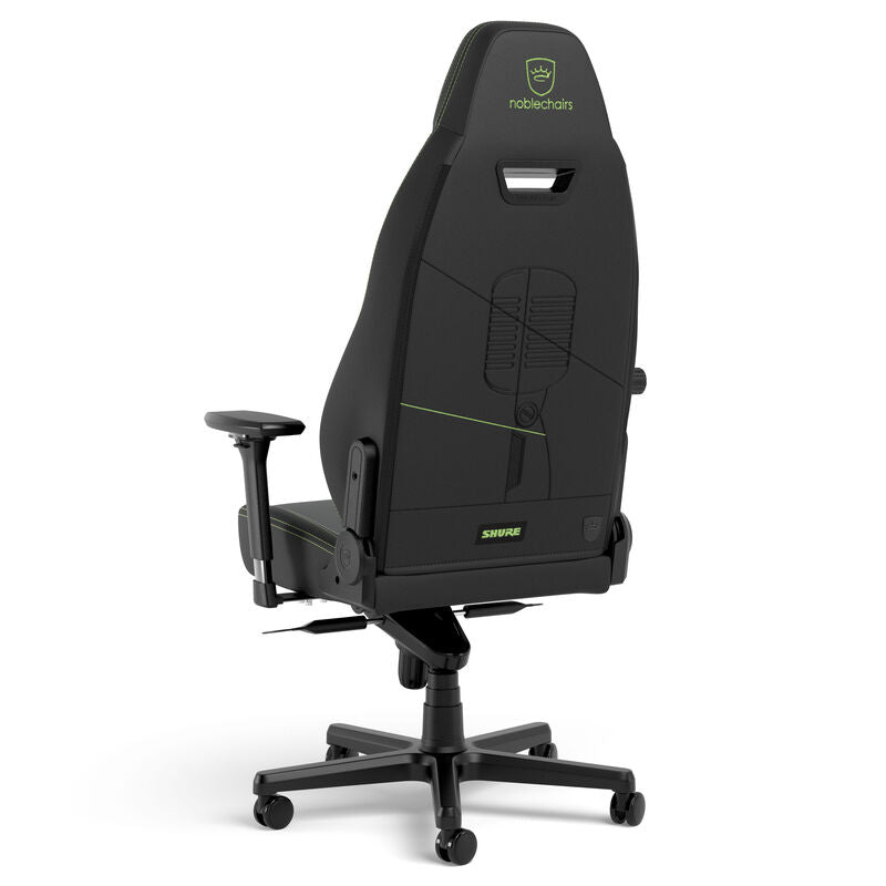 noblechairs LEGEND gamingstol Shure Edition grå/svart montert i gamingrom