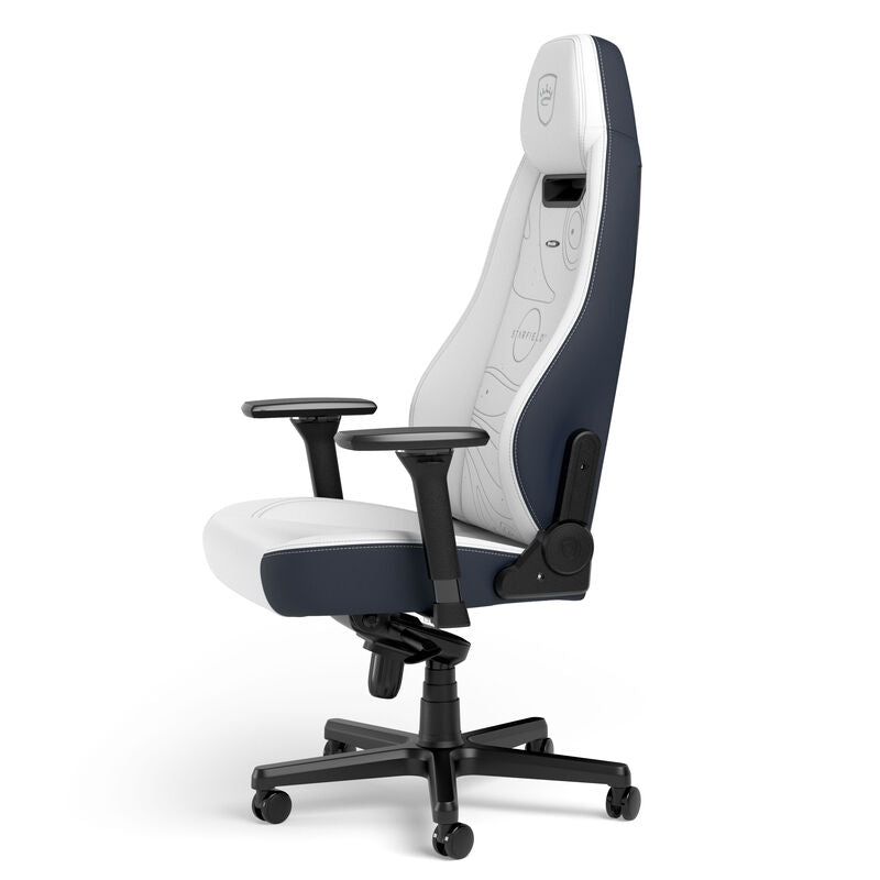 noblechairs LEGEND gamingstol Starfield Edition hvit/blå hjuldetalj