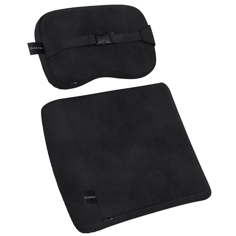 noblechairs Memory Foam putesett Black Panther Edition detalj av stoff