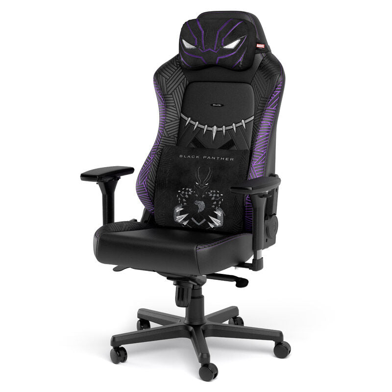 noblechairs Memory Foam putesett Black Panther Edition montert på stol