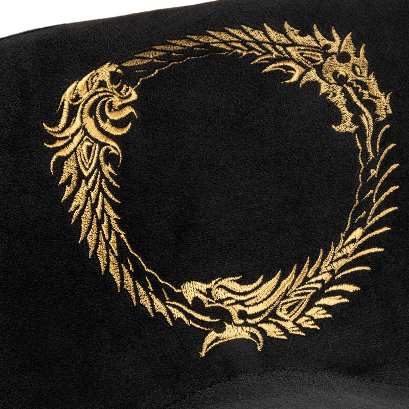 noblechairs Memory Foam putesett Elder Scrolls Online Edition nærbilde av stoff