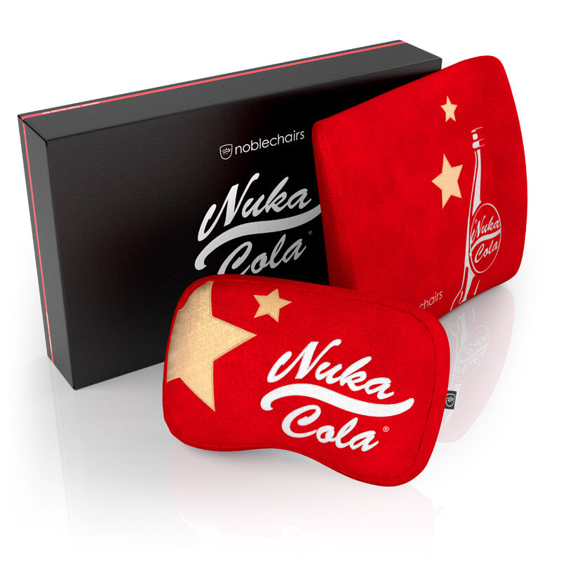 noblechairs Memory Foam putesett Fallout Nuka-Cola Edition forfra