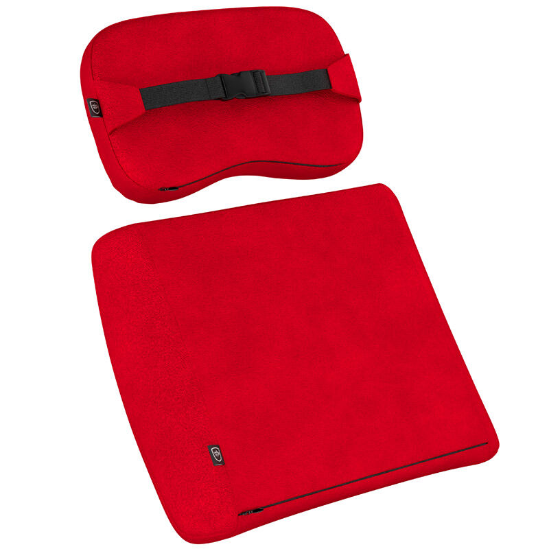noblechairs Memory Foam putesett Fallout Nuka-Cola Edition detalj broderi