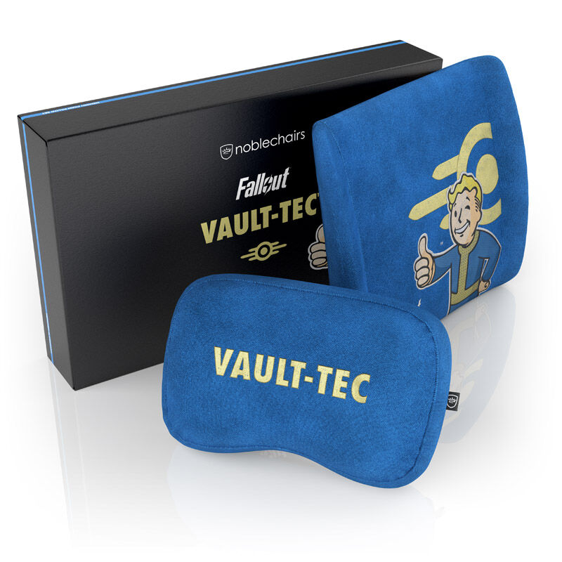 noblechairs Memory Foam putesett Fallout Vault-Tec Edition forfra