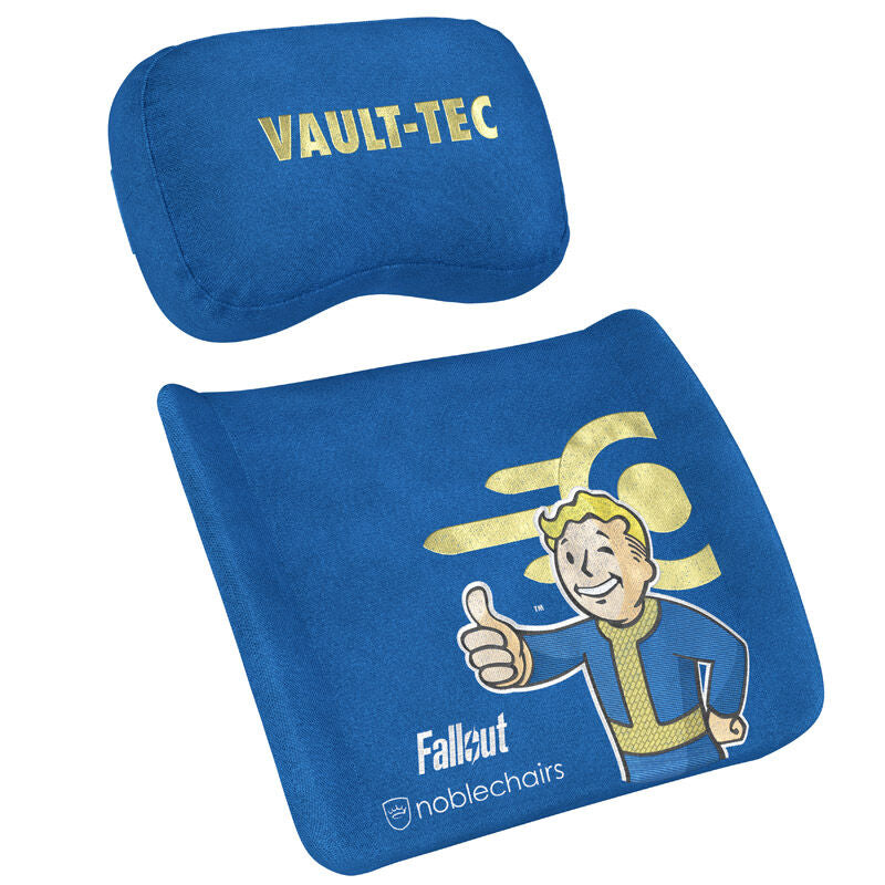 noblechairs Memory Foam putesett Fallout Vault-Tec Edition bakside