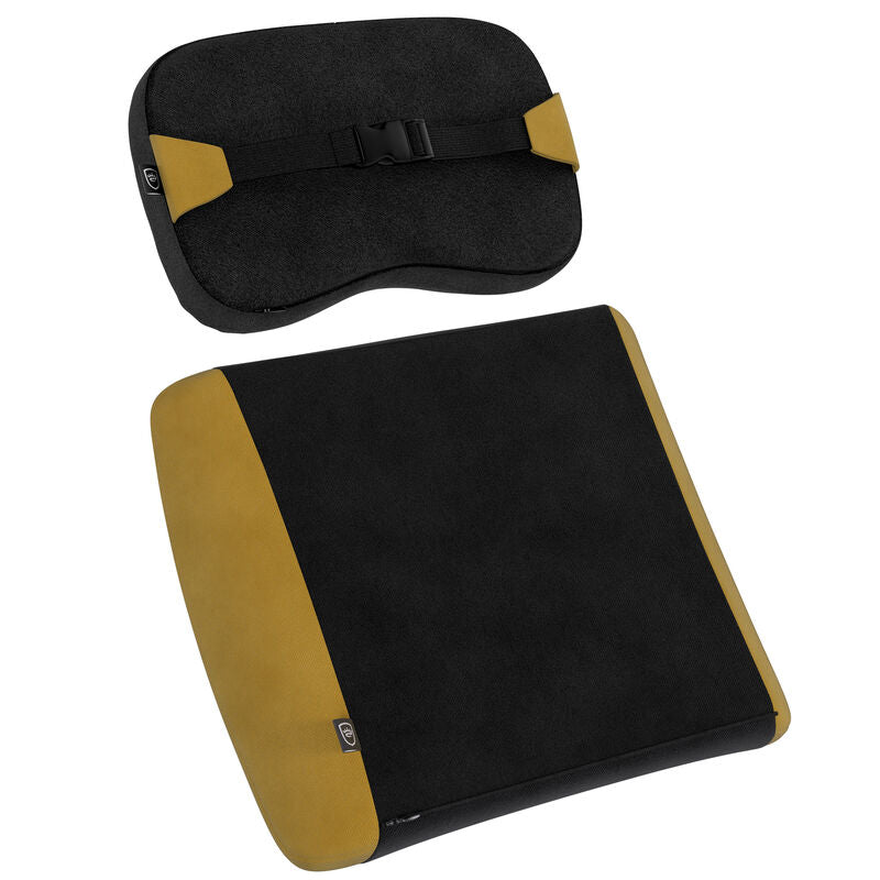 noblechairs Memory Foam putesett Heretics Edition svart/hvit detalj