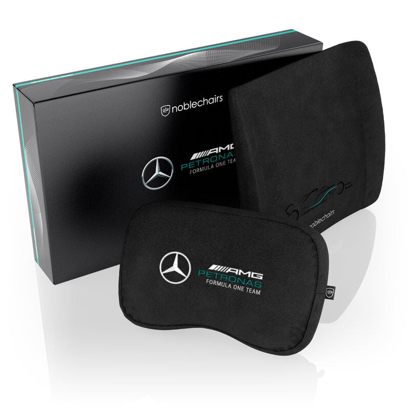 noblechairs Memory Foam putesett Mercedes-AMG Petronas F1 forfra
