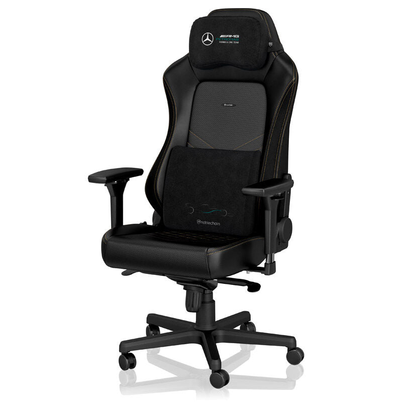 noblechairs Memory Foam putesett Mercedes-AMG Petronas F1 stofftrekk