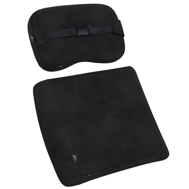noblechairs Memory Foam putesett Shure Edition svart grønn detalj
