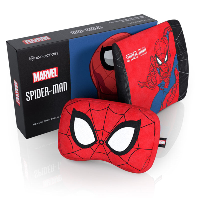 noblechairs Memory Foam putesett Spider-Man Edition front