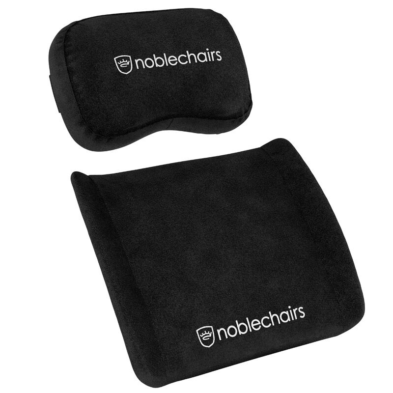 noblechairs Memory Foam putesett svart bakside