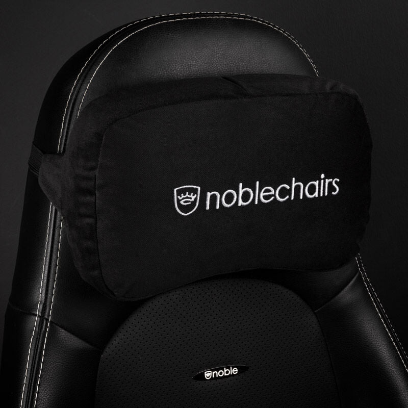 noblechairs Memory Foam putesett svart sideprofil