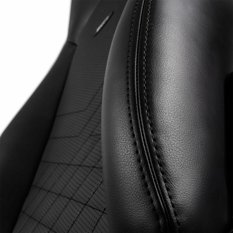 noblechairs ICON gamingstol kunstskinn svart/svart puter