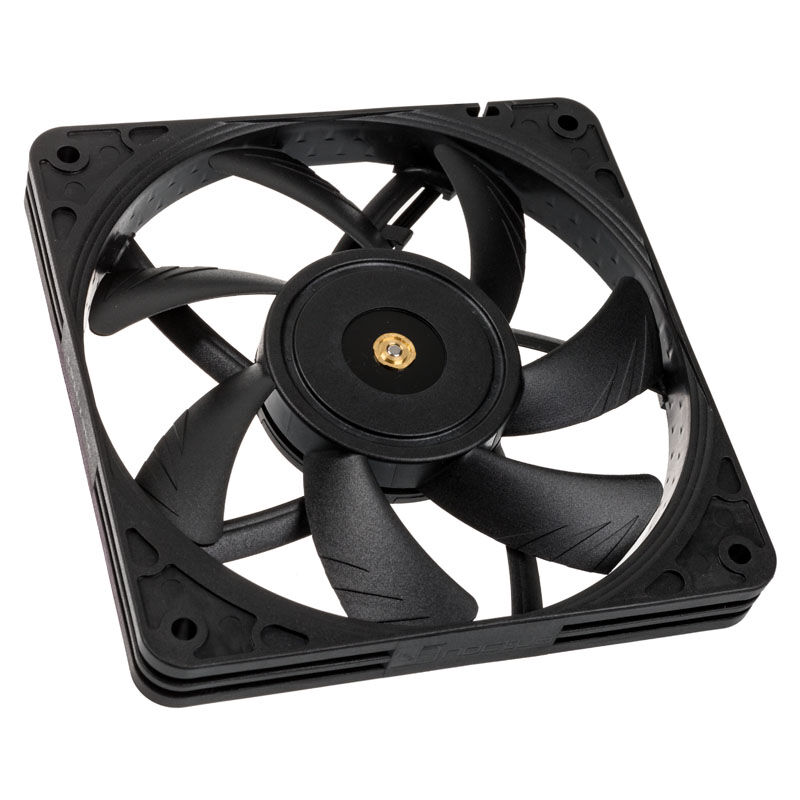 Noctua NF-A12x15 PWM chromax.black.swap vifte 120 mm slim forfra