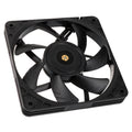 Noctua NF-A12x15 PWM chromax.black.swap vifte 120 mm slim forfra