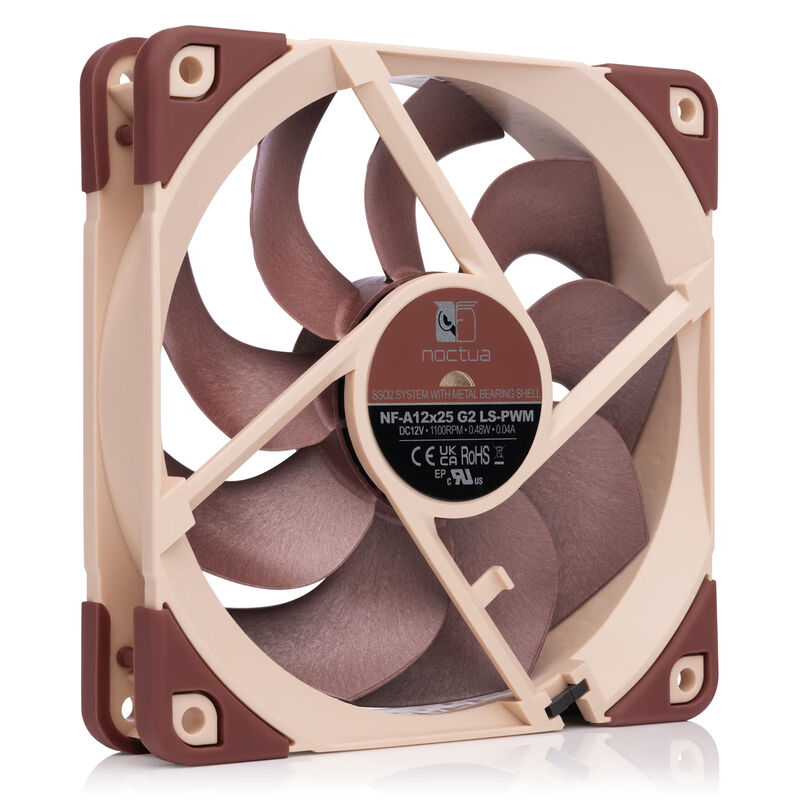 Noctua NF-A12x25 G2 LS-PWM vifte 120 mm detalj av vifteblader