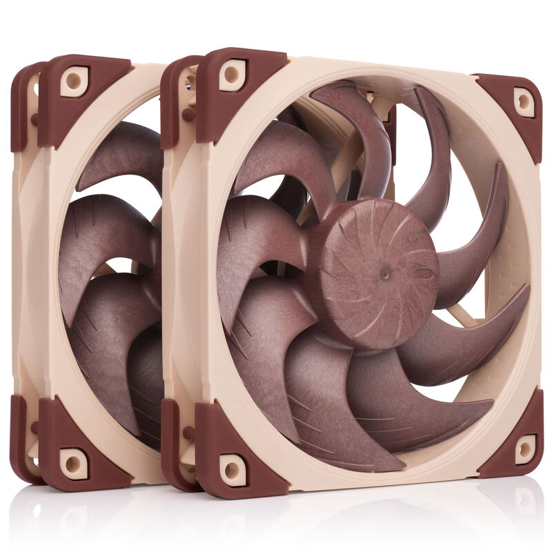 Noctua NF-A12x25 G2 Sx2-PP PWM vifte 120 mm sett forfra