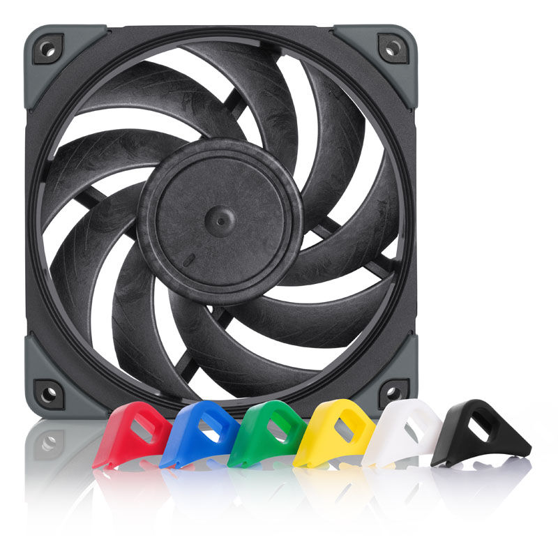 Noctua NF-A12x25 PWM chromax.black.swap vifte 120 mm bakside