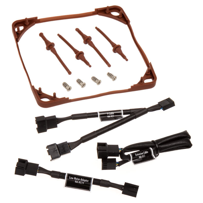 Noctua NF-A12x25 PWM vifte 120 mm 2000 RPM anti-vibrasjonspads