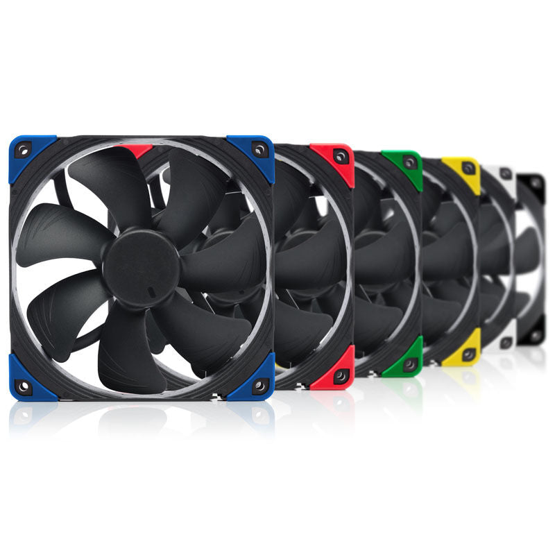 Montert Noctua NF-A14 PWM chromax.black.swap vifte 140 mm i PC