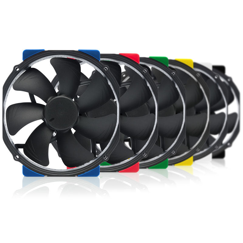 Montert Noctua NF-A15 PWM chromax.black.swap vifte 140 mm svart i PC