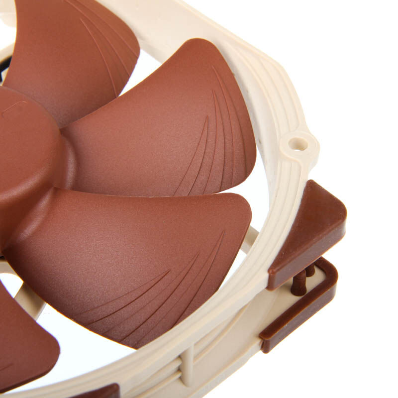 Noctua NF-A15 PWM vifte 140 mm stillegående detalj av rotor