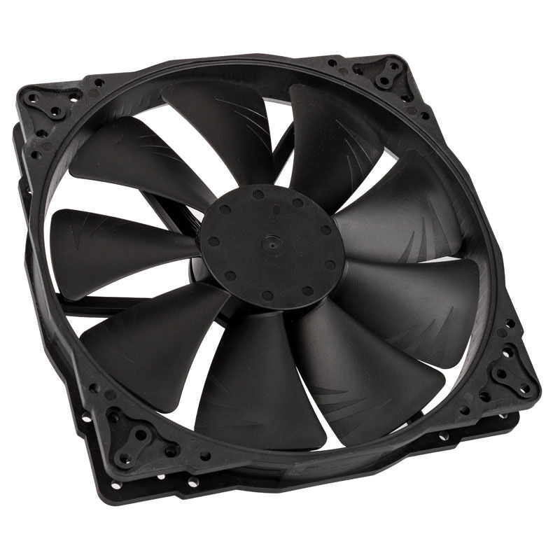 Noctua NF-A20 PWM chromax.black.swap vifte 200 mm svart forfra