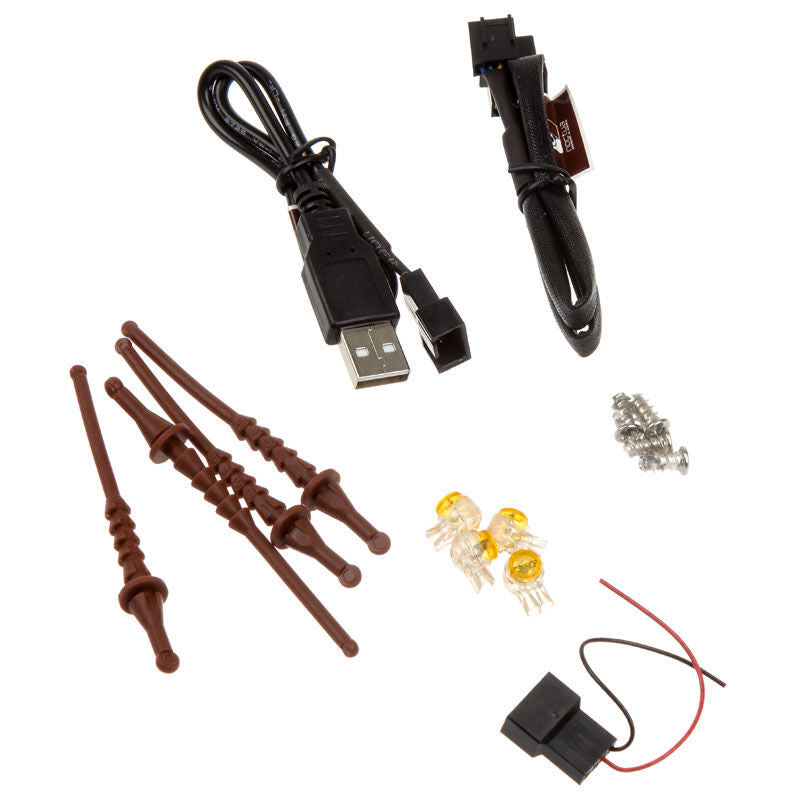Noctua NF-A4x10 5V PWM vifte nærbilde av anti-vibrasjonsputer