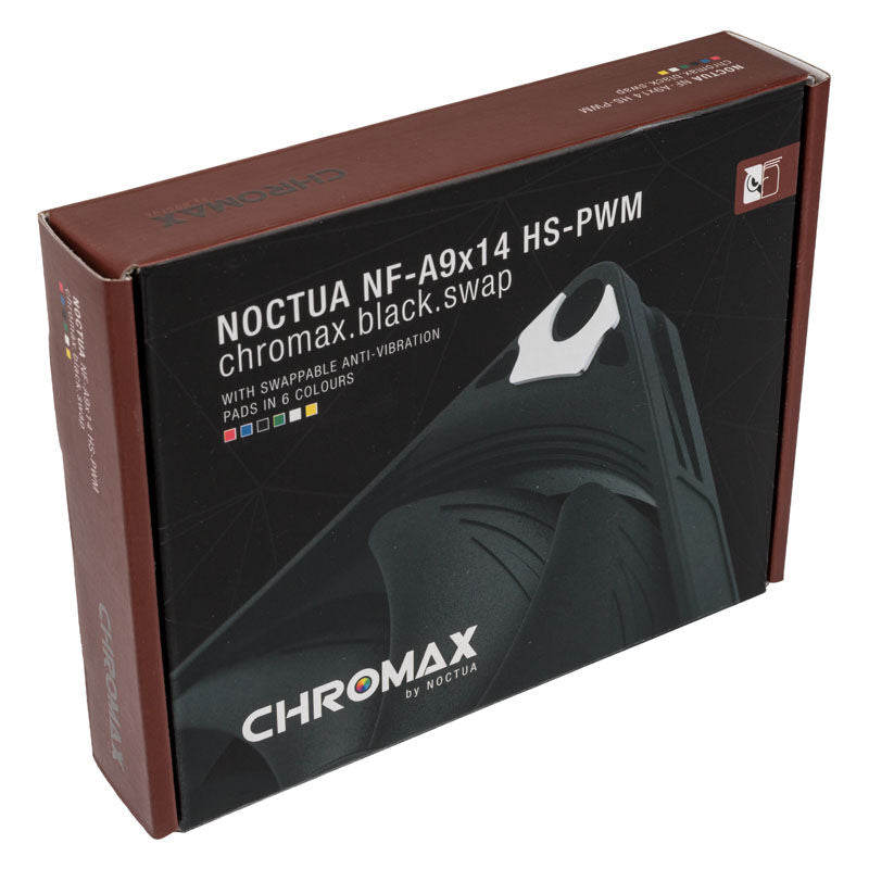 Noctua NF-A9x14 PWM chromax.black.swap vifte 92 mm svart profilbilde