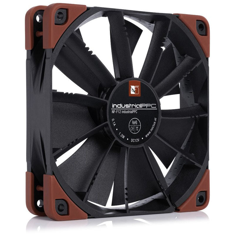 Noctua NF-F12 industrialPPC-24V-2000 IP67 PWM vifte 120 mm montert
