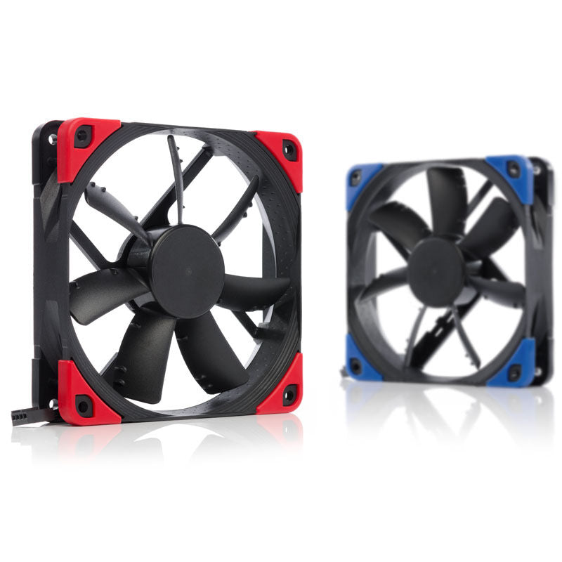 Detalj av Noctua NF-S12A PWM chromax.black.swap vifte 120 mm