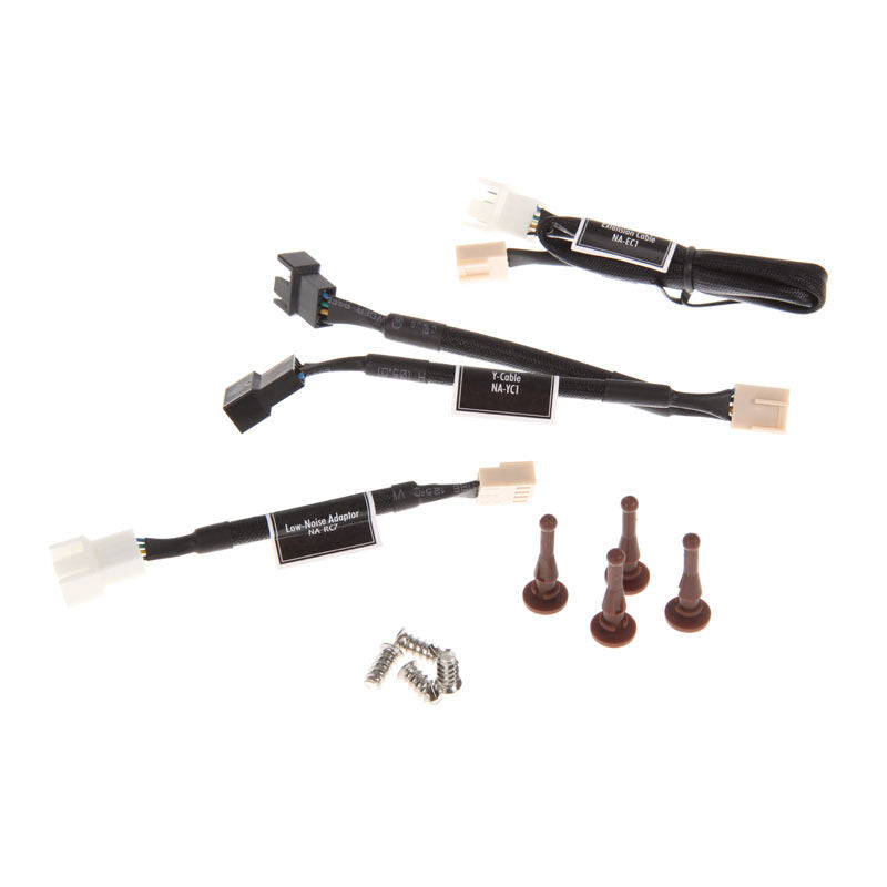 Montert Noctua NF-S12A PWM vifte 120 mm stillegående i kabinett