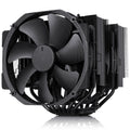 Noctua NH-D15 chromax.black CPU-kjøler forfra