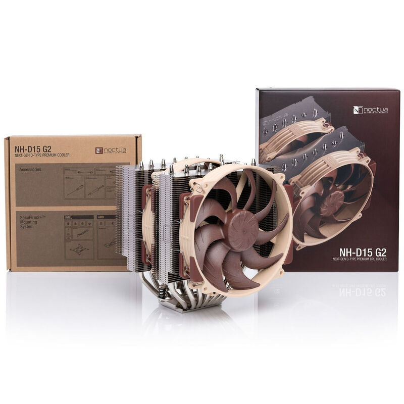 Sideprofil av Noctua NH-D15 G2 CPU-kjøler dobbelttårn