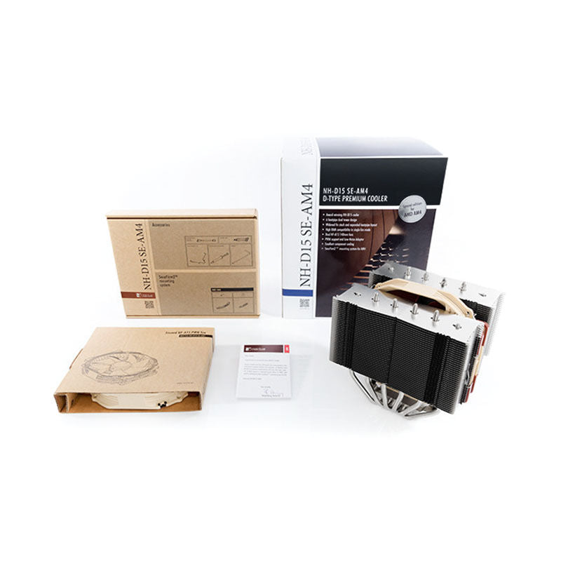 Noctua NH-D15 SE-AM4 CPU-kjøler med vifter og festeutstyr