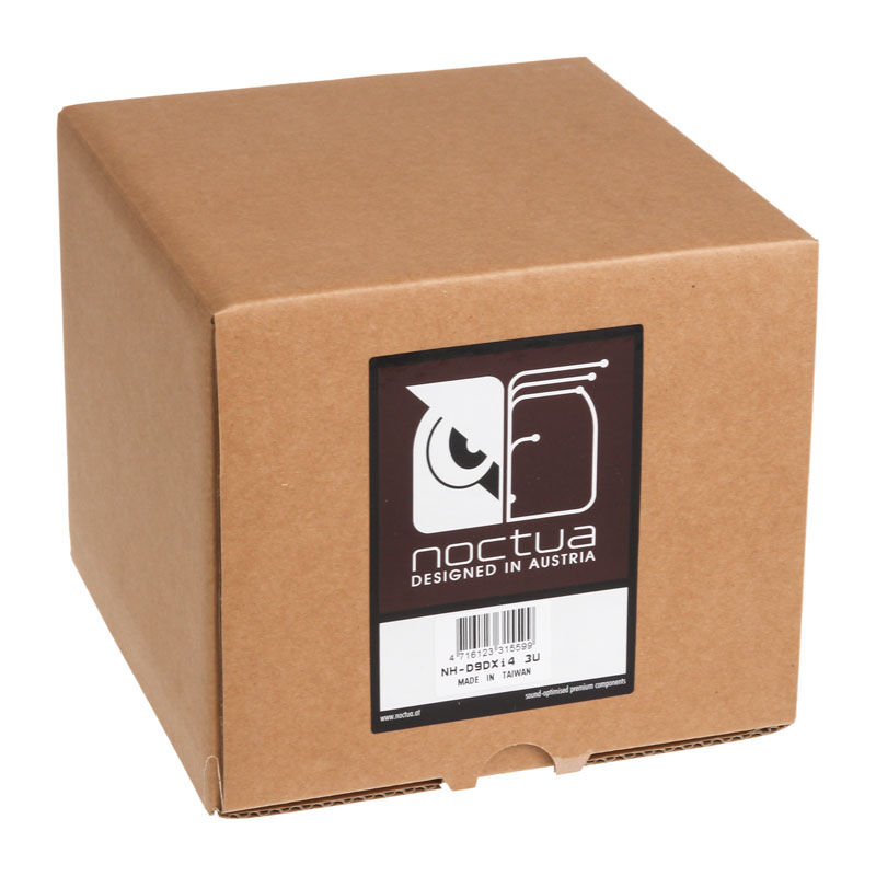 Noctua NH-D9DX i4 3U CPU-kjøler oversikt over komponenter